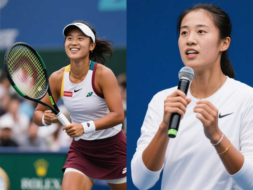 郑钦文：赛场沉稳表现，场外妙语连珠